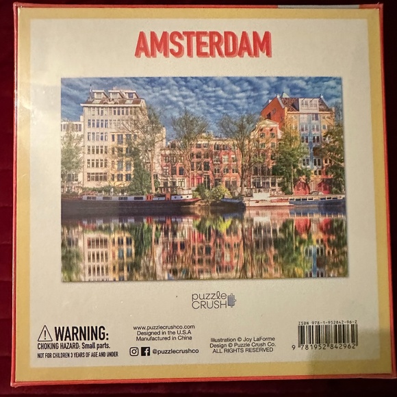 Amsterdam Jigsaw Puzzle 1000 Piece (NIB) - Picture 6 of 7